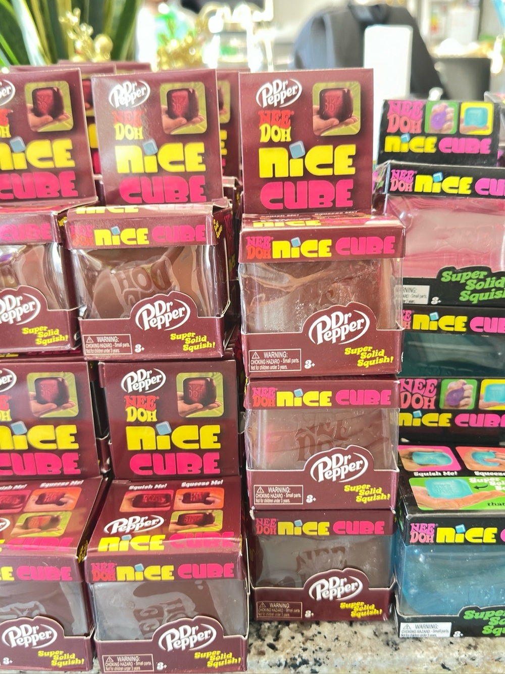 Brown Nice Cube Squishy Toy - Brown